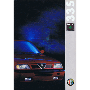 Brochure Alfa Romeo 33 1991 S 16 V Permanent 4 (9102-2132)