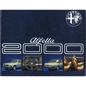 Brochure Alfa Romeo Alfetta 2000 1977 (773 C 523)