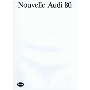 Brochure Audi 80 1987 1,6S/1,8S/1,8E/Quattro/1,6TD (620/1195.22.41)