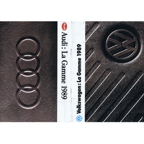 Brochure Audi/Volkswagen 1989 range