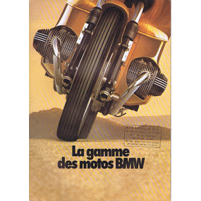 Brochure BMW 1980 la gamme des motos BMW (9 11 20 14 30)