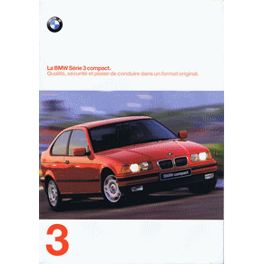 Brochure BMW série 3 Compact 1997 (7 11 03 05 30)