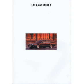 Brochure BMW série 7 1993 (3 11 07 01 30)