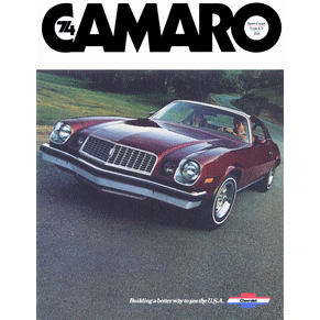 Brochure Chevrolet Camaro 1974 PDF