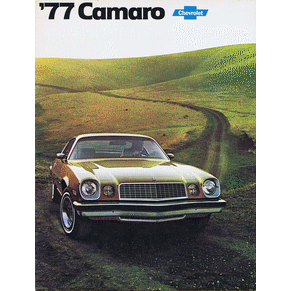 Brochure Chevrolet Camaro 1977 (Canada)