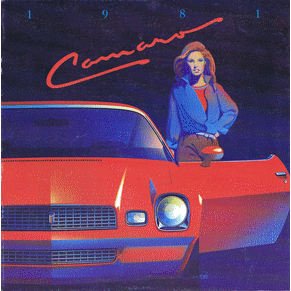 Brochure Chevrolet Camaro 1981 (3971)