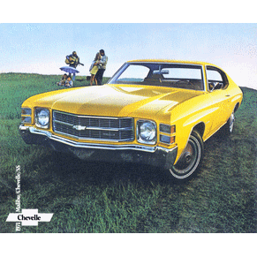 Brochure Chevrolet Chevelle 1971 PDF