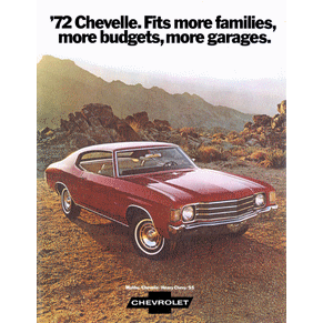 Brochure Chevrolet Chevelle 1972 PDF