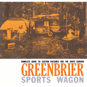 Brochure Chevrolet Corvair Greenbrier sports wagon 1961 PDF