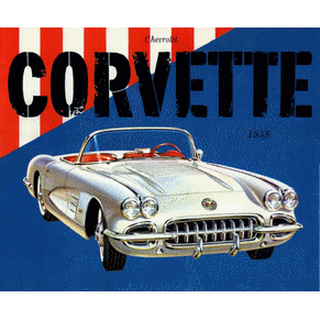 Brochure Chevrolet Corvette 1958 PDF