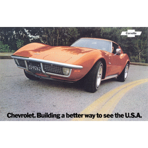 Brochure Chevrolet Corvette 1972 PDF