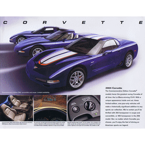 Brochure Chevrolet Corvette 2004 (04CHECORSPE01)