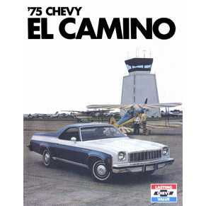 Brochure Chevrolet El Camino 1975 PDF
