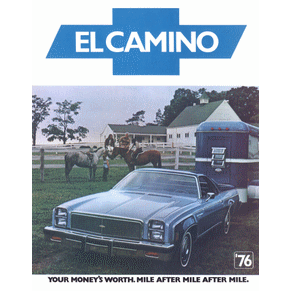 Brochure Chevrolet El Camino 1976 PDF