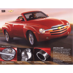 Catalogue Chevrolet SSR 2004 PDF