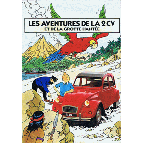 Catalogue Citroen 2 CV 1988 Les aventures de la 2 CV et de la grotte hantée (1196)
