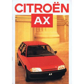 Catalogue Citroen AX 1987 10E/10RE 11RE/11TRE 14TRS/14TZS