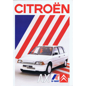 Brochure Citroen AX 1988 K-WAY (1068)