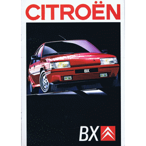 Brochure Citroen BX 1989 14E/14RE 15RE 16RS/16TRS 19TRS/19GTI 16S D/RD/TRD