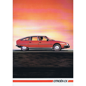 Catalogue Citroen CX 1984 20 25IE/25TRI/25TRD (Suisse)