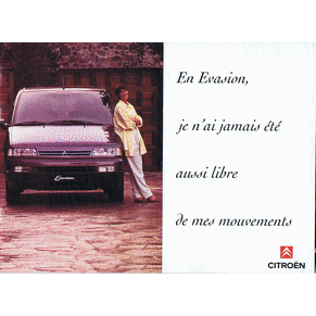 Catalogue Citroen Evasion 1995