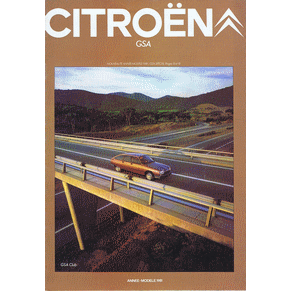 Brochure Citroen GSA 1981 Spécial/Club/Pallas/X3