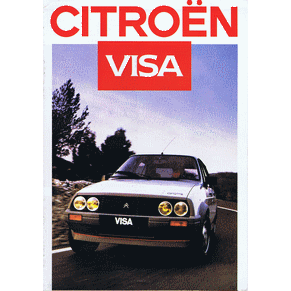 Brochure Citroen Visa 1987 Club 10E 11E/11RE 14TRS GTI 17D/17RD