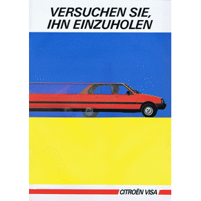 Brochure Citroen Visa Club/11RE/11SE/GT/Découvrable (Germany)