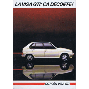 Brochure Citroen Visa 1985 GTI