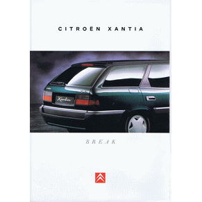 Brochure Citroen Xantia 1995 breaks (Germany)