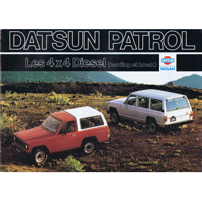Brochure Datsun Patrol 4x4 diesel