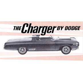 Brochure Dodge Charger concept car 1964 PDF