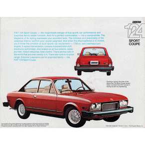 Brochure Fiat 124 Sport Coupe 1974 PDF