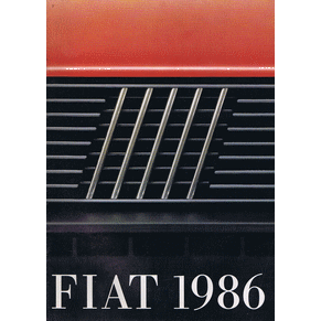 Brochure Fiat 1986