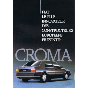 Brochure Fiat Croma 1987 (520249)