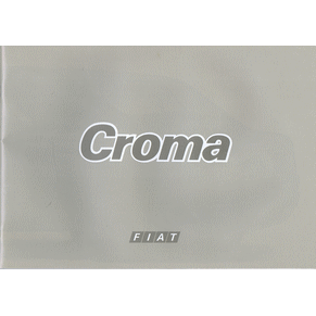 Brochure Fiat Croma 1986 (Switzerland) (2.1737)