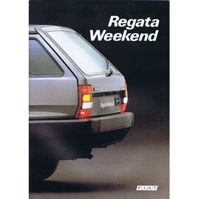 Brochure Fiat Regata 1985 Weekend (2.1686)