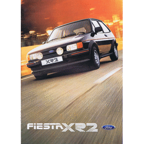 Brochure Ford Fiesta 1985 XR2 (Switzerland) (685314/8507/6m)