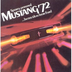 Brochure Ford Mustang 1972 PDF