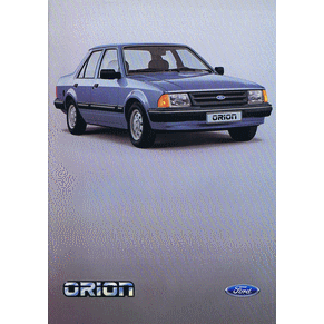 Brochure Ford Orion 1984 (Switzerland) (627147/8408/7m)