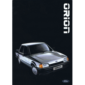 Brochure Ford Orion 1986 (Switzerland) (653357/8601/3m)