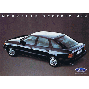 Brochure Ford Scorpio 1986 4x4