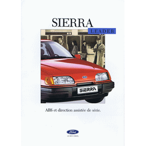 Brochure Ford Sierra 1988 Leader (874106/8802/20m)