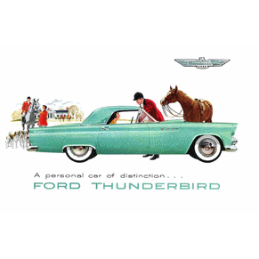 Brochure Ford Thunderbird 1955 PDF