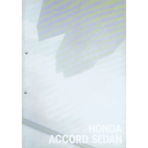 Brochure Honda Accord sedan (Switzerland)