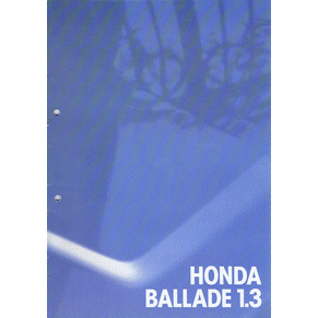 Brochure Honda Ballade 1.3 (Switzerland)
