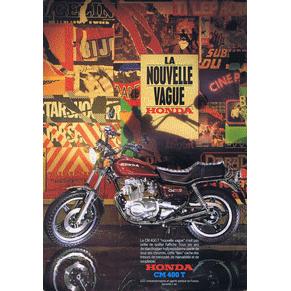 Brochure Honda CB 400 T 1980