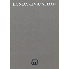 Brochure Honda Civic sedan (Switzerland)
