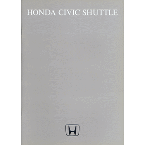 Brochure Honda Civic Shuttle (Switzerland)