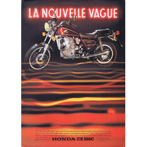 Brochure Honda CX 500 C 1980